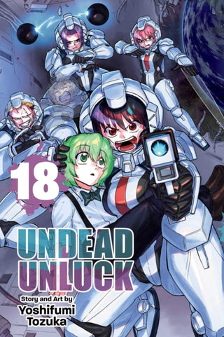 Cover image for 9781974751730 - Undead Unluck, Vol. 18