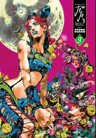 Cover image for 9781974752188 - JoJo's Bizarre Adventure: Part 6--Stone Ocean, Vol. 9