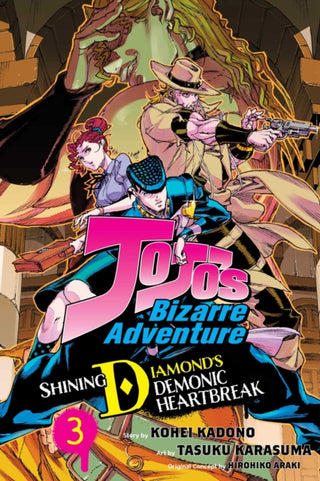 Cover image for 9781974752430 - JoJo's Bizarre Adventure: Shining Diamond's Demonic Heartbreak, Vol. 3