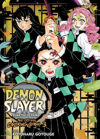 Cover image for 9781974752881 - Demon Slayer: Kimetsu no Yaiba: The Official Coloring Book 3