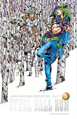 Cover image for 9781974761869 - JoJo's Bizarre Adventure: Part 7--Steel Ball Run, Vol. 5