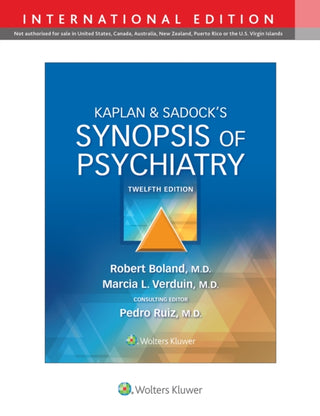 Cover image for 9781975173128 - Kaplan & Sadock's Synopsis of Psychiatry