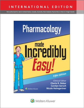 Cover image for 9781975177584 - Pharmacology Made Incredibly Easy
