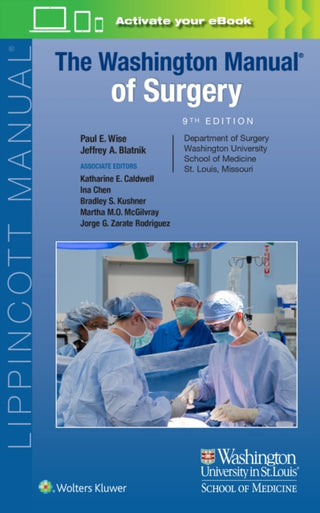 Cover image for 9781975201258 - The Washington Manual of Surgery
