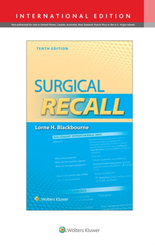 Cover image for 9781975212513 - Surgical Recall