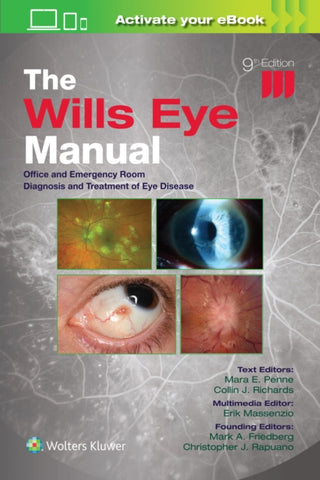Cover image for 9781975243722 - The Wills Eye Manual: Print + eBook with Multimedia