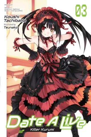 Cover image for 9781975319953 - Date A Live, Vol. 3 (light novel)
