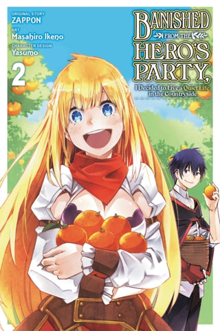 Cover image for 9781975341534 - Banished from the Hero's Party, I Decided to Live a Quiet Life in the Countryside, Vol. 2 (manga)