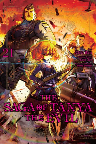 Cover image for 9781975342685 - The Saga of Tanya the Evil, Vol. 21 (manga)