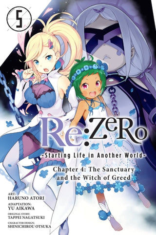 Cover image for 9781975349400 - Re:ZERO -Starting Life in Another World-, Chapter 4: The Sanctuary and the Witch of Greed, Vol. 5 (manga)