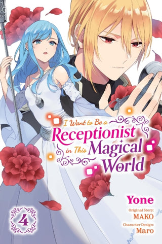 Cover image for 9781975352950 - I Want to Be a Receptionist in This Magical World, Vol. 4 (manga)