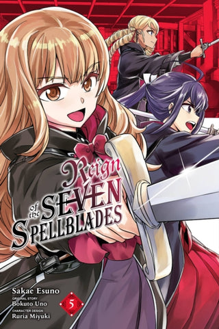 Cover image for 9781975360085 - Reign of the Seven Spellblades, Vol. 5 (manga)