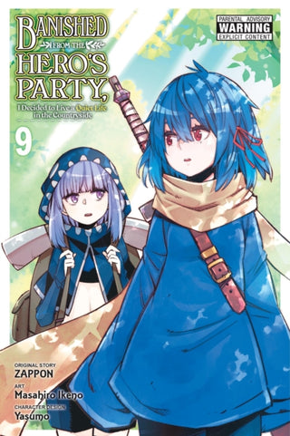 Cover image for 9781975370954 - Banished from the Hero's Party, I Decided to Live a Quiet Life in the Countryside, Vol. 9 (manga)