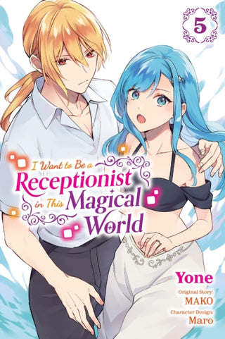 Cover image for 9781975375119 - I Want to Be a Receptionist in This Magical World, Vol. 5 (manga)