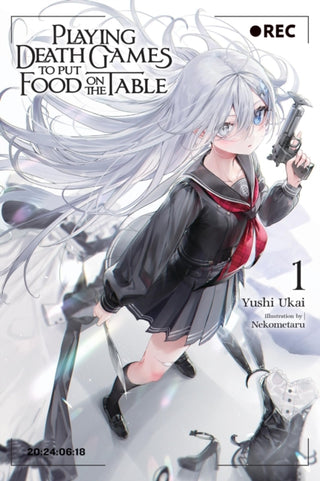 Cover image for 9781975392611 - Playing Death Games to Put Food on the Table, Vol. 1