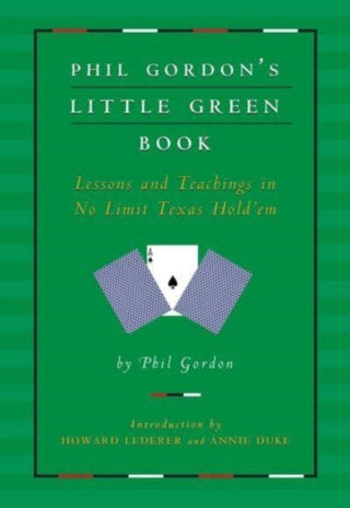 Cover image for 9781982109264 - Phil Gordon's Little Green Book