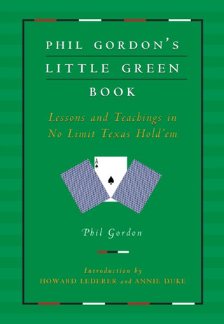 Cover image for 9781982109264 - Phil Gordon's Little Green Book