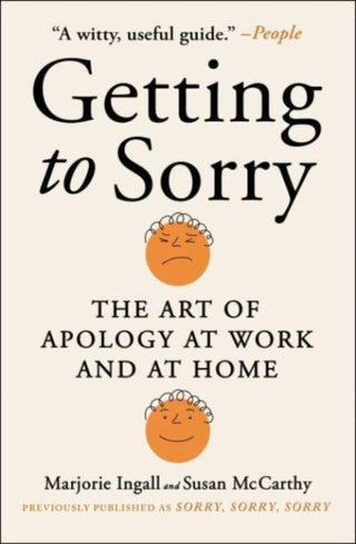 Cover image for 9781982163501 - Getting to Sorry