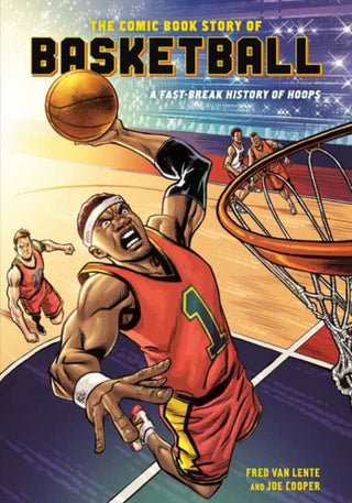 Cover image for 9781984856180 - Comic Book Story of Basketball