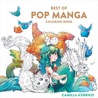 Cover image for 9781984862761 - Best of Pop Manga Coloring Book