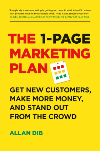 Cover image for 9781989025017 - The 1-Page Marketing Plan
