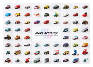 Cover image for 9781999353360 - Micro but Many: an unofficial Micro Machines collection