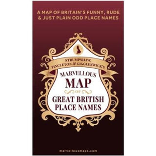 Cover image for 9781999784546 - Marvellous Map of Great British Place Names