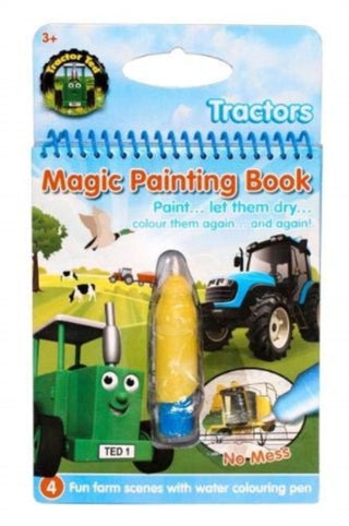 Supplemental image for 9781999791605 - Tractor Ted  Magic Painting Book  - Tractors