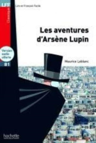 Cover image for 9782011559746 - Les aventures d'Arsene Lupin - Book + downloadable audio