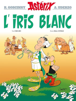 Cover image for 9782014001334 - Asterix L'Iris Blanc (Hardback)