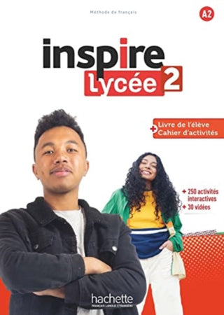 Cover image for 9782017189107 - Inspire Lycee 2 - Livre + cahier. A2