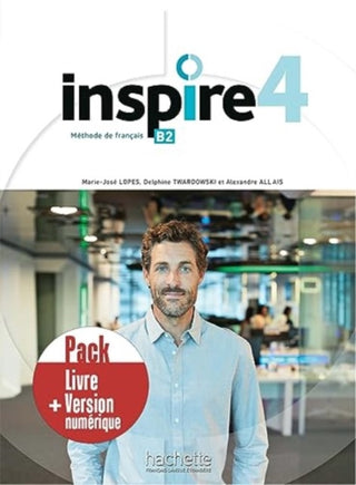 Cover image for 9782017230472 - Inspire 4 - Pack Livre de l'eleve + version numerique. B2