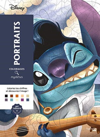 Supplemental image for 9782019452049 - Coloriages mysteres Disney - Portraits