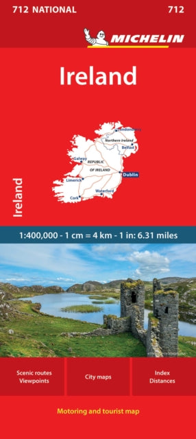 Supplemental image for 9782067170209 - Ireland - Michelin National Map 712
