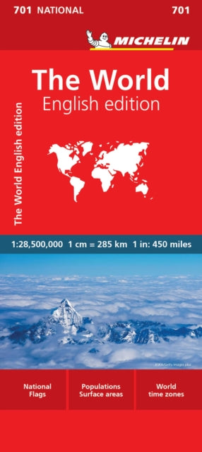 Supplemental image for 9782067170360 - The World - Michelin National Map 701