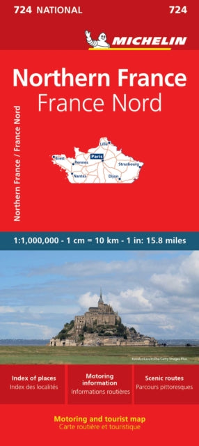 Supplemental image for 9782067171138 - Northern France - Michelin National Map 724
