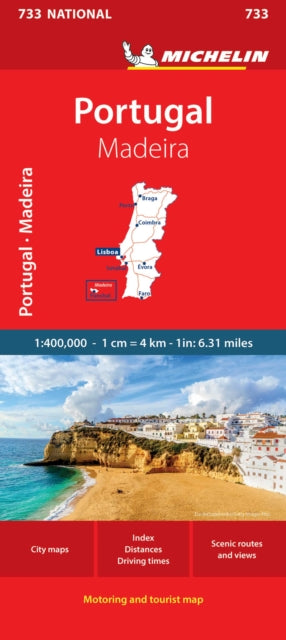 Supplemental image for 9782067171299 - Portugal & Madeira - Michelin National Map 733