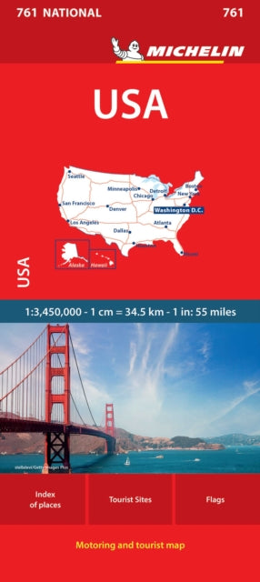 Supplemental image for 9782067173279 - USA - Michelin National Map 761