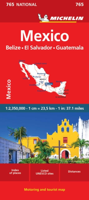 Supplemental image for 9782067173552 - Mexico - Michelin National Map 765