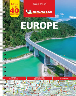 Cover image for 9782067173682 - Europe - Tourist and Motoring Atlas (A4-Spiral)