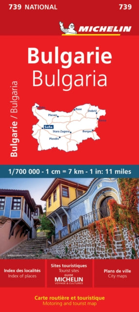 Supplemental image for 9782067173767 - Bulgaria - Michelin National Map 739