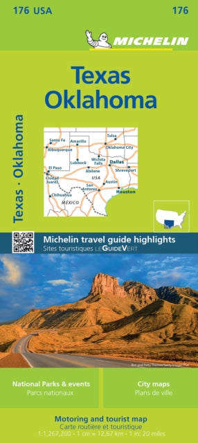 Cover image for 9782067190931 - Texas Oklahoma - Zoom Map 176