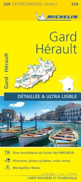 Cover image for 9782067202412 - Gard, Herault - Michelin Local Map 339