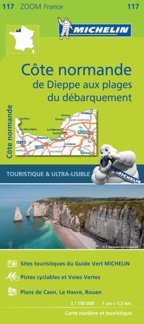 Cover image for 9782067209855 - Normandy Coast - Zoom Map 117