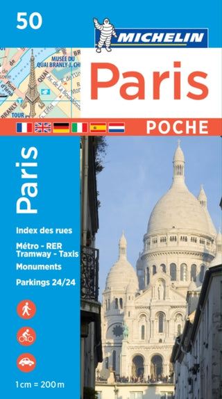 Cover image for 9782067211520 - Paris Pocket - Michelin City Plan 50