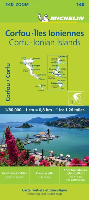 Supplemental image for 9782067248144 - Corfu & the Ionian Islands - Michelin Zoom Map 140