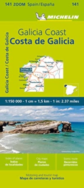 Cover image for 9782067258853 - Costa de Galicia - Zoom Map 141