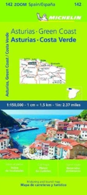 Cover image for 9782067258860 - Asturias, Costa Verde - Zoom Map 142