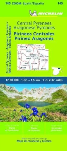 Cover image for 9782067258884 - Pyrenees Central - Zoom Map 145
