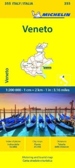 Cover image for 9782067258945 - Veneto - Michelin Local Map 355